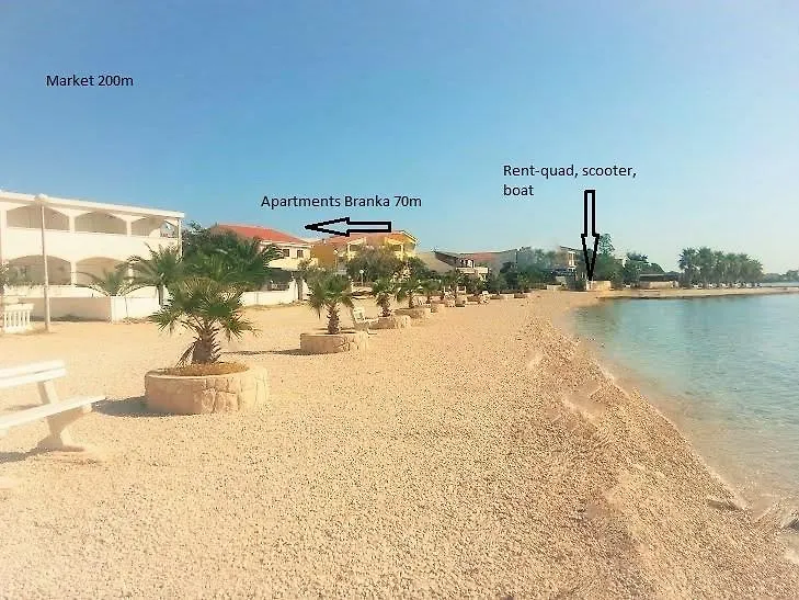 Apartments Branka- 4 Apartments In House- 1 Apartment Has Jacuzzi Vir Croatia